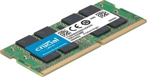 Crucial RAM 32GB (2x16GB) DDR4 3200MHz CL22 (o 2933MHz o 2666MHz) (PRIME DAY)