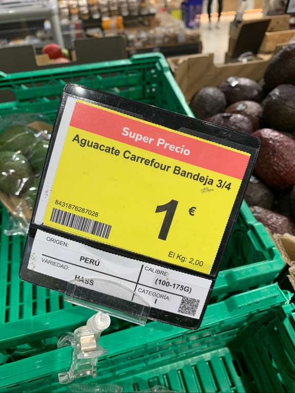 Aguacate - Carrefour Rivas | [ 2€ / KG ]