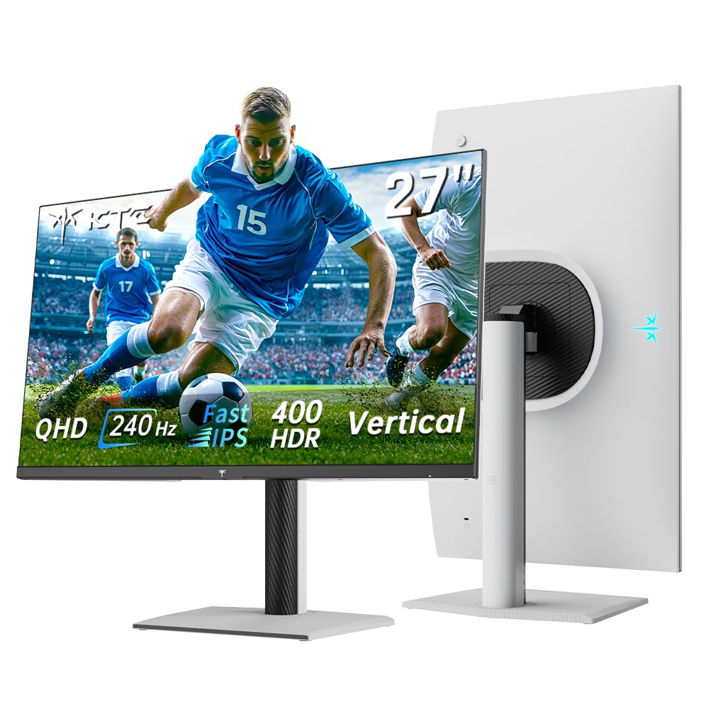 Monitor KTC H27E6S 27" QHD Fast IPS 240Hz (OC 275Hz), 1ms, HDR400, 100% sRGB, 95% DCI-P3, FreeSync + G-Sync Compatible