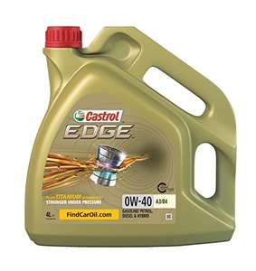 Oferta del día: Castrol EDGE 0W-40 A3/B4 Aceite de Motor 4L