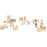 PINOLINO Set de muebeles para casa de muñecas, 20 piezas