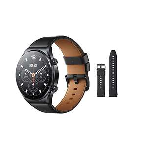 Xiaomi Watch S1 - Smartwatch con Pantalla AMOLED de 1,43", Cristal de Zafiro, Llamadas Bluetooth - Incluye correas de piel y goma negra