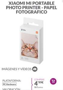 Papel fotográfico para Xiaomi Mi Portable Photo Printer