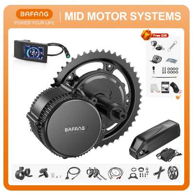 Kit de conversión de bicicleta eléctrica - Bafang-Motor BBS01B BBS02B de 250W, 350W y 500W