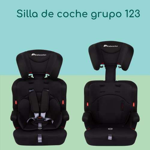 Bebeconfort Ever Safe Plus, Silla Coche Grupo 1 2 3, Crece con el Niño 9 meses - 12 años (9-36 kg), Con Cojín Reductor Extraíble,