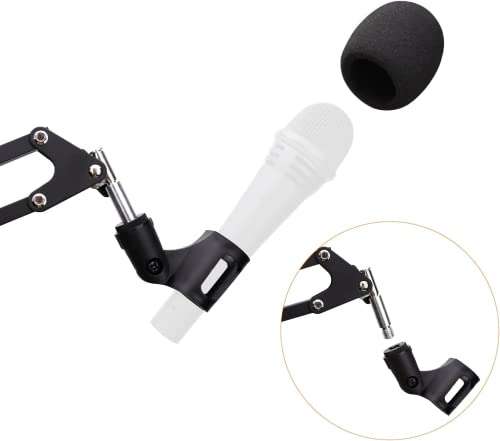 Soporte de micrófono con brazo y filtro pop