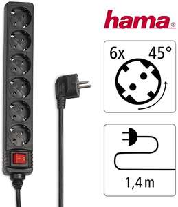 Hama, Regleta de 6 Tomas con Interruptor, 230 V, 1.4 m