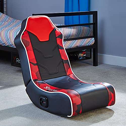 X Rocker Hermes 2.0 Floor Rocker Gaming Chair (Red)