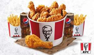 (KFC) Menús para 1 o 2 personas en Groupon