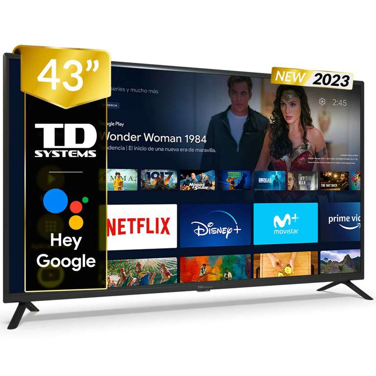 TV TD Systems 43" Smart TV Android TV 4K