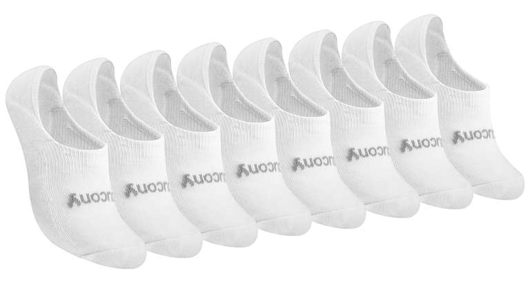  Saucony 8 pares de calcetines invisibles acolchados