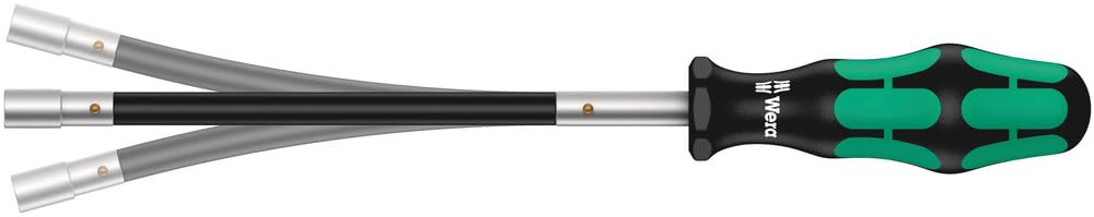 Wera 05028152001 - Destornillador de Varilla Flexible para Abrazaderas | 8 x 167 mm