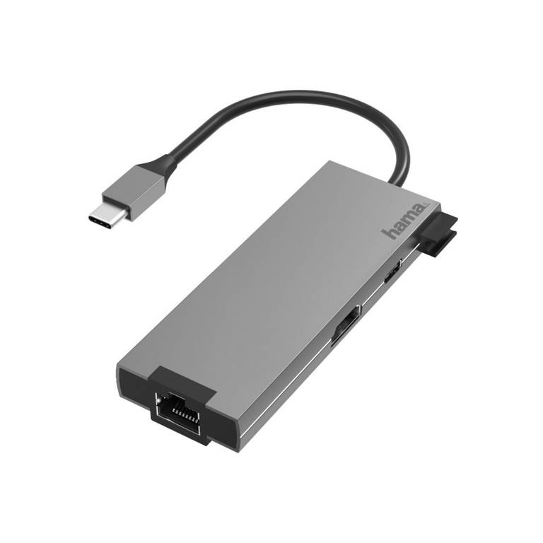 Hama | Hub USB-C 5 Puertos HDMI LAN Gigabit USB 3.2