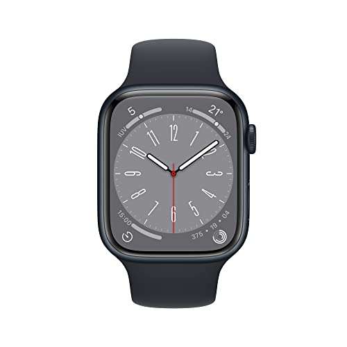 Apple Watch Series 8, GPS, 45mm - Negro
