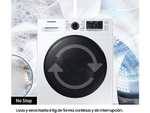 Lavadora secadora - Samsung WD90TA046BE/EC, 9 kg/6 kg, 1400 rpm, AirWash, EcoBubble, Blanco