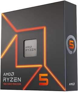 AMD Ryzen 5 7600X Procesador, 6 núcleos/12 Hilos desenfrenados, Arquitectura Zen 4, 38MB L3 Cache, 105W TDP, hasta 5,3 GHz Frecuencia Boost