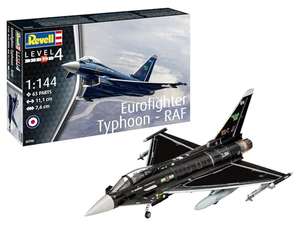 Kit para montar maqueta del Eurofighter Typhoon - RAF escala 1:144