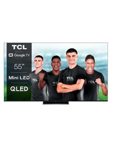 TV QLED 55" - TCL 55C835 | FALD VA MiniLed, 240 zonas | 4K@144Hz | Google TV, Sound by Onkyo, HDR10+, Dolby Vision