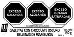 Lu Pim's Galletas Rellenas de Frambuesa y Chocolate, 150g