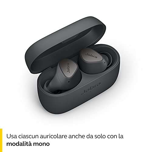 Jabra Elite 3 Auriculares Inalámbricos Bluetooth - Realmente Inalámbricos con aislamiento del ruido - 4 micrófonos - Graves intensos