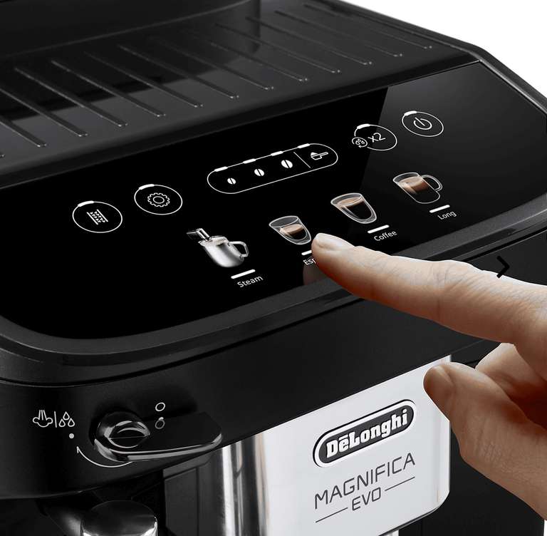 Cafetera superautomática De'Longhi Magnifica S Smart ECAM250.31.SB, Molinillo  integrado, Con vaporizador, 4 recetas