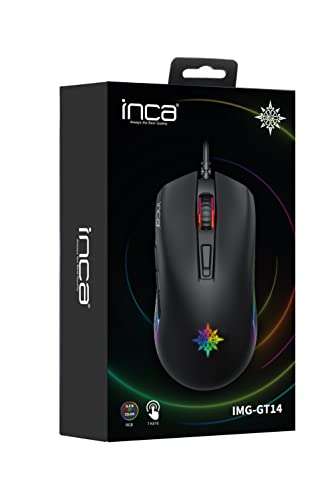 Inca IMG-GT14 Pro Óptico Gaming ratón 3600 dpi