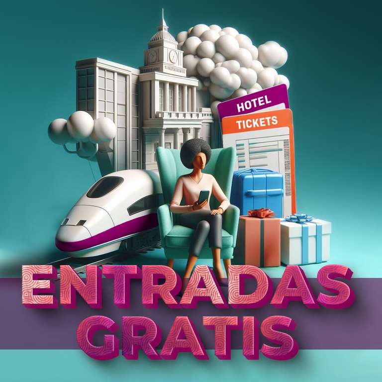 Entradas gratis con tu compra de Tren + Hotel en Renfe Viajes