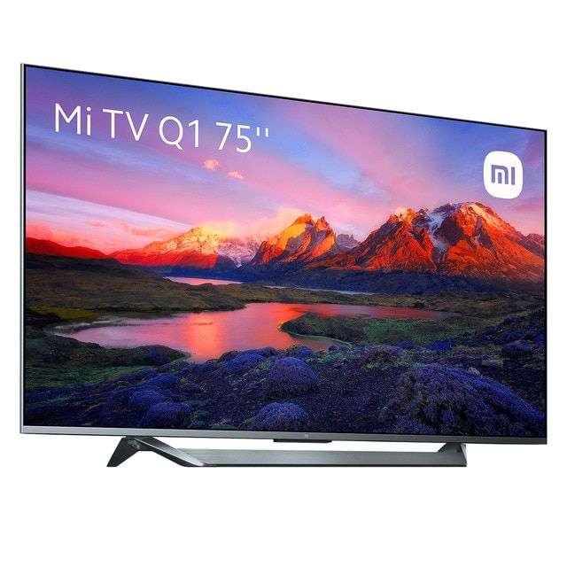 TV QLED 189 cm (75") Xiaomi Q1 75, QLED Full Array 192 zonas 4K, Dolby Vision/Audio, HDR 10+, Android 10