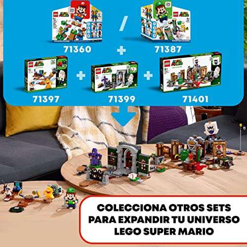LEGO 71397 Super Mario Set de Expansión, Laboratorio y Succionaentes de Luigi’s Mansion