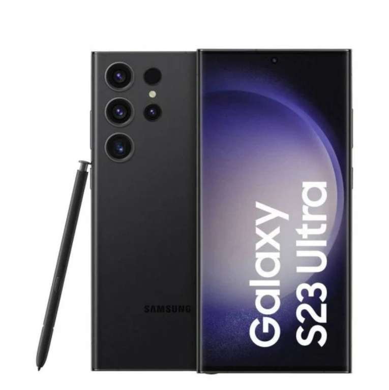 Móvil - Samsung Galaxy S23 Ultra 5G, Phantom Black, 1 TB, 12 GB RAM, 6.8" QHD+, Qualcomm Snapdragon 8, Gen 2 Octa-Core, 5000 mAh