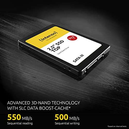 Intenso 2.5 Inch SSD SATA III Top Performance 256 GB
