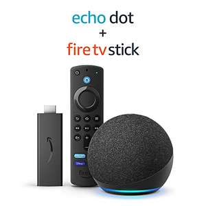 Echo Dot (4.ª generación 42,9€, 3.ª generación 40,9€) + Fire TV