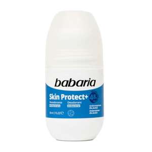 Un bote de desodorante BABARIA + 0% alcohol - Antitranspirante - 50 ml