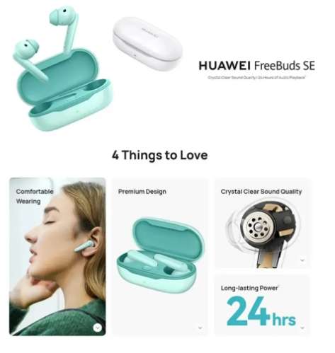 FreeBuds SE - Auriculares inalámbricos Huawei
