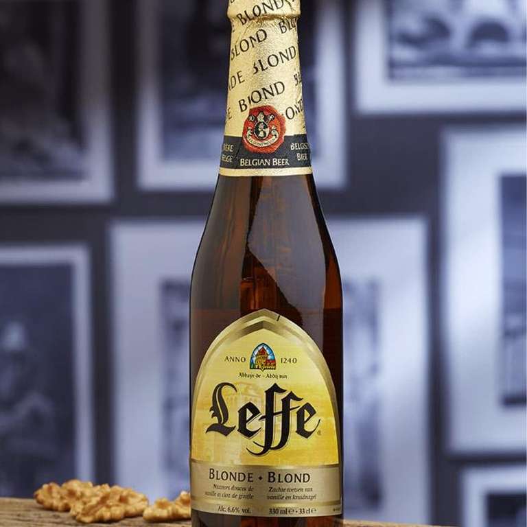 Leffe Blonde Cerveza Belga, 4 Pack de 6 Botellas x 33 cl (COMPRA RECURRENTE)