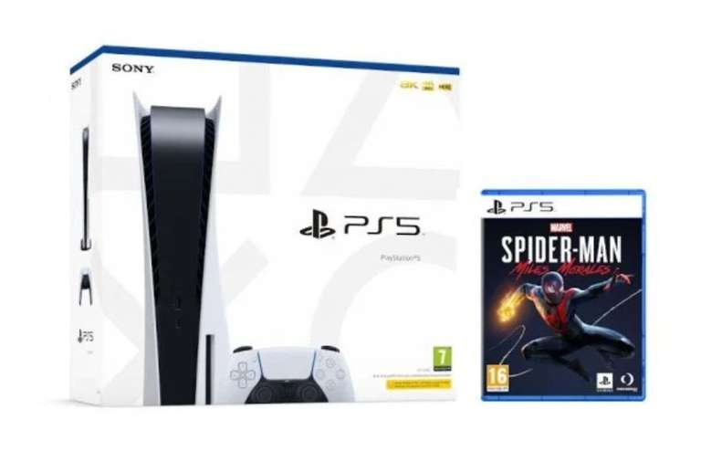 Sony PlayStation 5 Disco Chasis C + Marvel's Spider-Man Miles Morales
