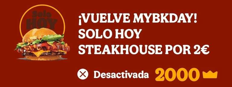SÓLO HOY. Steakhouse por 2000 coronas y pagando 2 € más