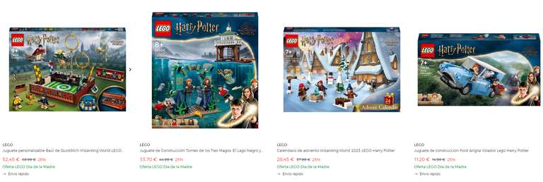 Recopilación Lego Harry Potter -25%! El Corte Inglés