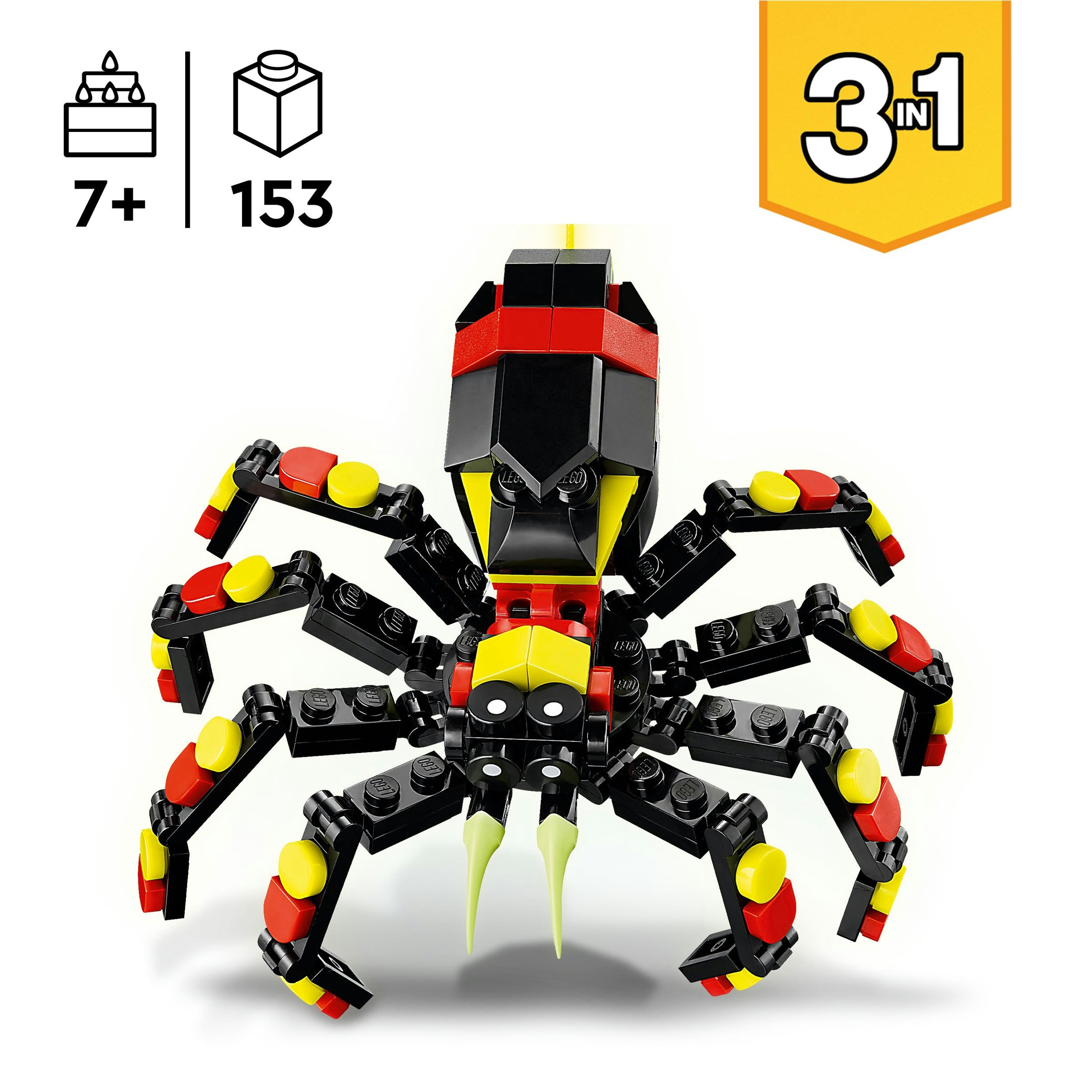 Juego de construcción Fauna Salvaje: Araña Misteriosa LEGO Creator - 31159