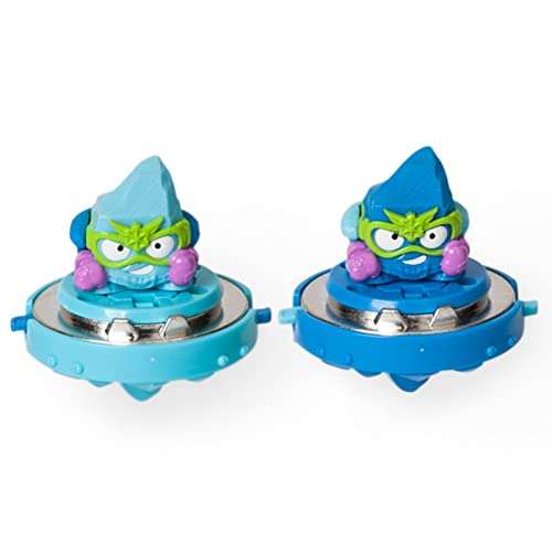 SUPERTHINGS Battle Spinner – Frozen Flash. 1 Spinner y 1 SuperThing Exclusivo