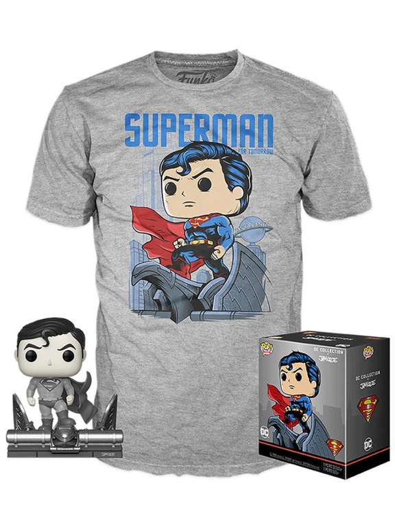 Funko Pop y Camiseta Superman Dc Collection Jimlee Special Edition 278 - TALLAS S a XL
