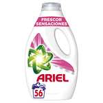 Ariel Detergente Lavadora Liquido, 56 Lavados, Jabon Frescor Sensaciones