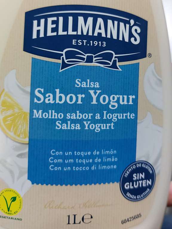 Hellmann's Dressing 1L - Salsa Sabor Yogur (Sqrups! Parla)