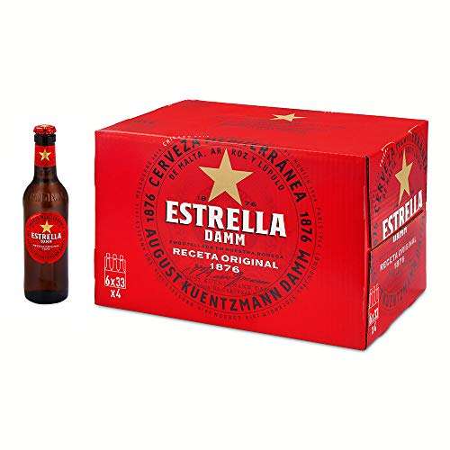 Estrella Damm Cerveza, 24 x 33cl(Compra Recurrente)