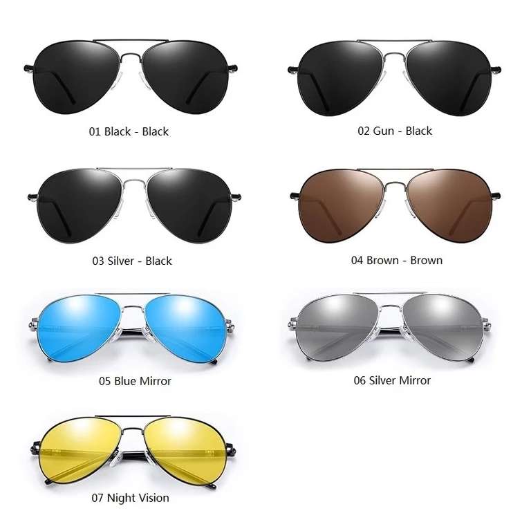 Gafas de sol polarizadas para hombre y mujer (varios colores)