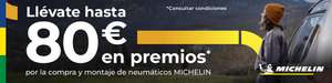 Hasta 80 euros en premios montando neumáticos Michelin EUROMASTER