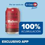 Club Carrefour (100% ACUMULA) 6 Latas cerveza Mahou Sin Filtrar 33cl.