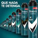 3 x Rexona Desodorante Aerosol Protección Avanzada 72h Invisible Black & White Antitranspirante para hombre 200ml x2