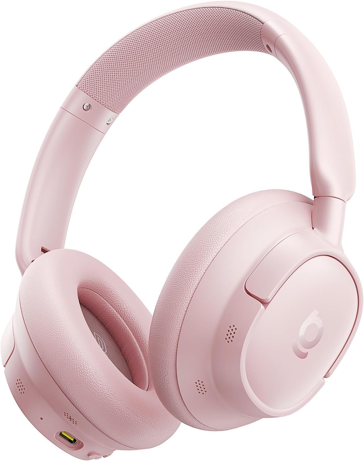 Baseus EH10 NC - Auriculares Bluetooth con Aislamiento de Ruido Activo híbrido de -45 dB, con Audio Hi-Res Rosa