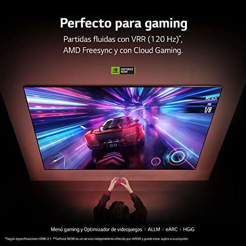 LG 55QNED756RA 55", 4K QNED, Smart TV, HDR10, webOS23, Serie 75 (Precio al tramitar)